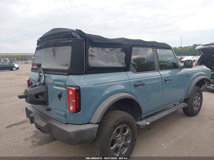 Vin: 1fmde5bh7mla68301, lot: 46503691, ford bronco big bend 20214
