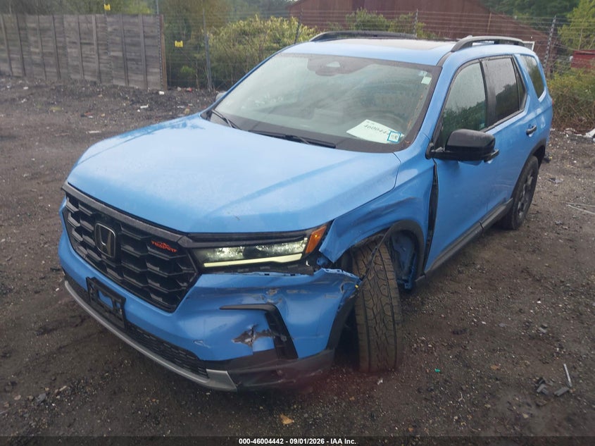 Vin: 5fnyg1h63sb024357, lot: 46503818, honda pilot trailsport 20252