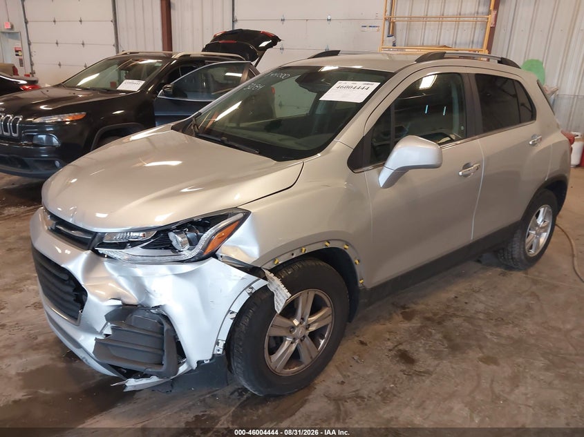 Vin: kl7cjlsb2kb753284, lot: 46503820, chevrolet trax lt 20192