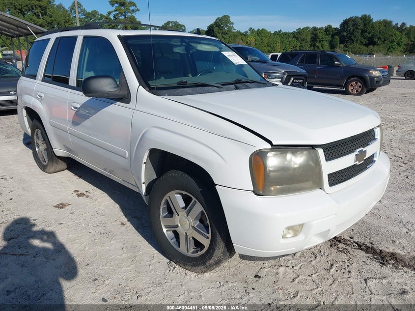 2007 Chevrolet Trailblazer Lt, Rear, IAAI, VIN 1GNDS13S872304326