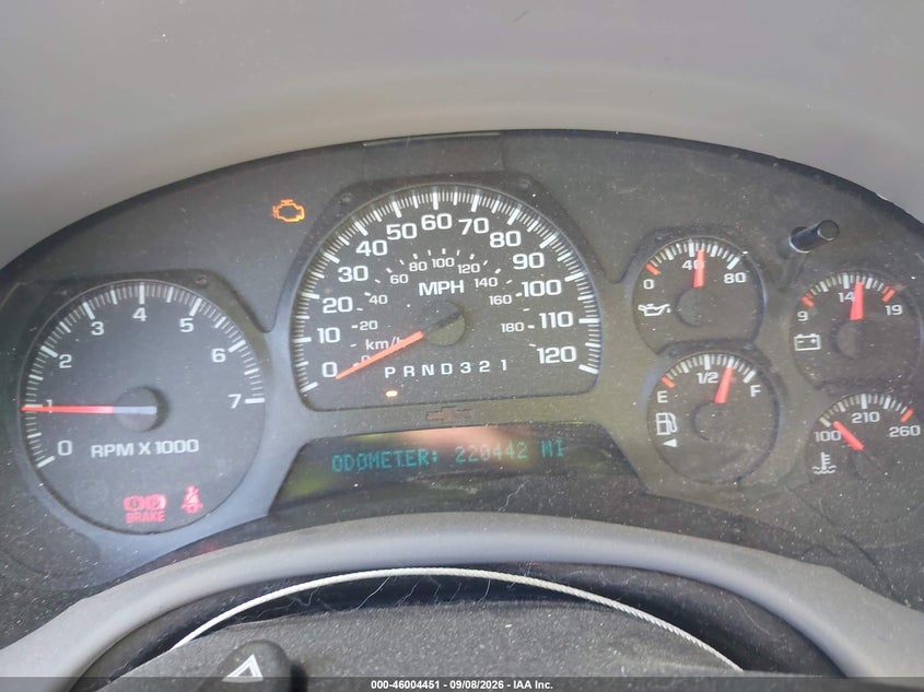 CHEVROLET TRAILBLAZER 2007 VIN 1GNDS13S872304326