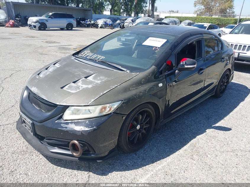 2014 Honda Civic, Left Side, IAAI, VIN 19XFB2F59EE248829 — photo 2