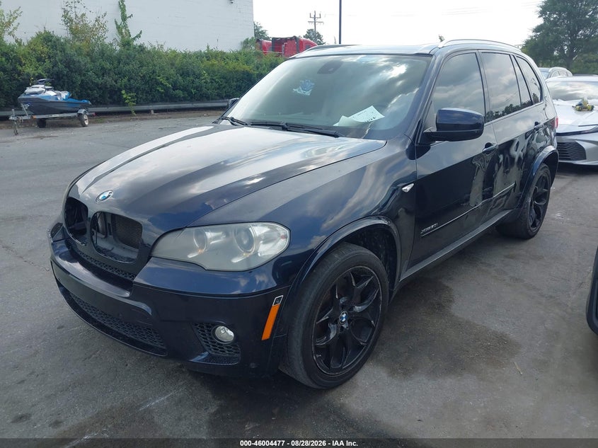 2012 BMW X5 SPORT UTILITY VEHICLE 4.4L V-8 DI, DOHC, VVT, TURBO, PREMIUM , 400HP