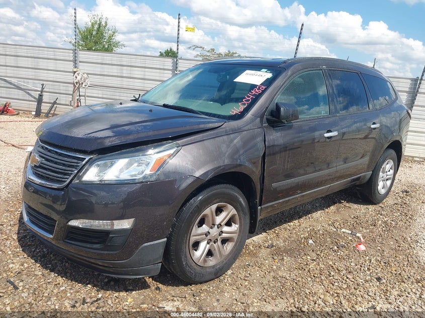 Vin: 1gnkrfed2hj171584, lot: 46503858, chevrolet traverse ls 20172