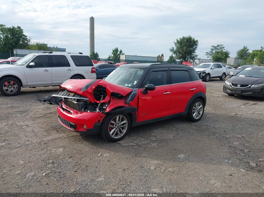 Vin: wmwzc5c52cwm14687, lot: 46503903, mini cooper s countryman 20122