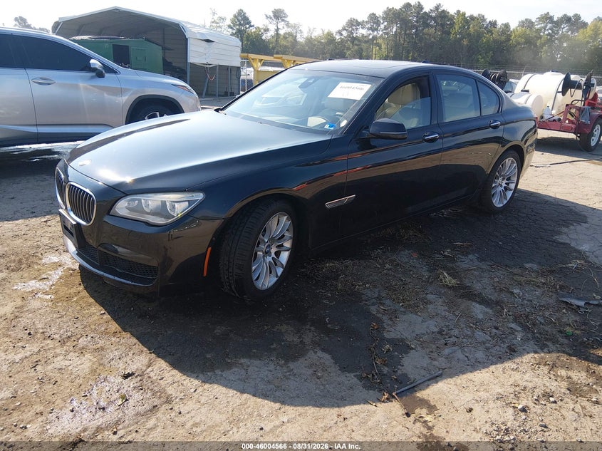 2015 BMW 7er, Пресная вода, IAAI, VIN WBAYB6C50FD965883 — фото 2