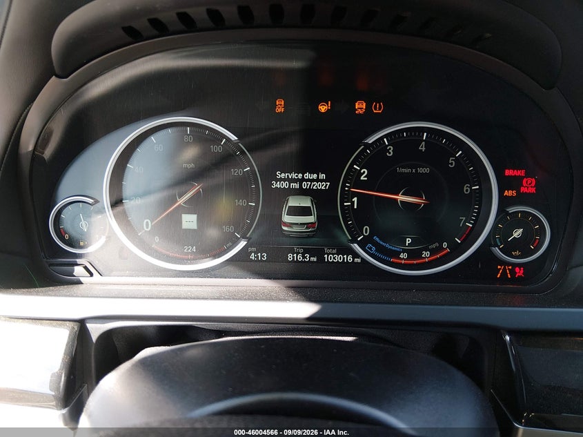 BMW 750I 2015 VIN WBAYB6C50FD965883