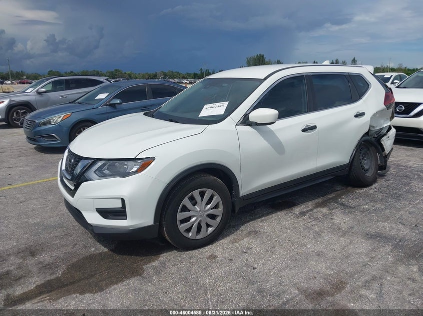 2020 Nissan Rogue S Fwd, Left Rear, IAAI, VIN JN8AT2MT8LW031952 — photo 2
