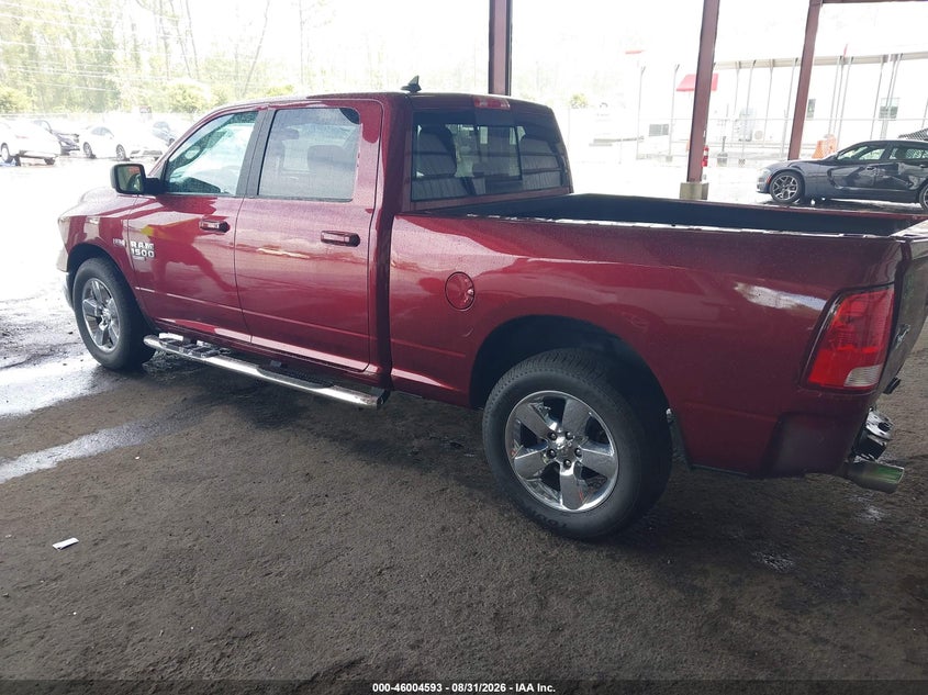 Vin: 1c6rr6tt9ks722054, lot: 46503969, ram 1500 classic big horn  4x2 6'4 box 20193