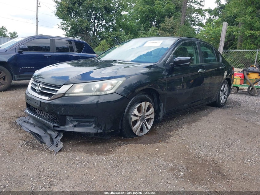Vin: 1hgcr2f36da008850, lot: 46504008, honda accord lx 20132