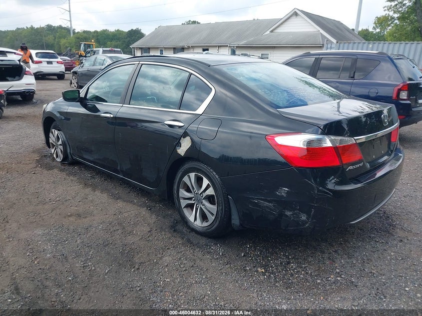 Vin: 1hgcr2f36da008850, lot: 46504008, honda accord lx 20133