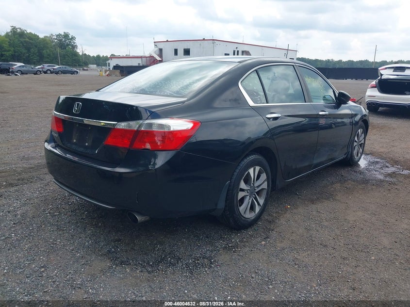 Vin: 1hgcr2f36da008850, lot: 46504008, honda accord lx 20134