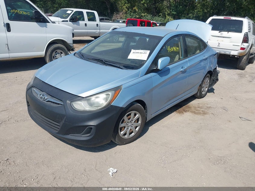 2014 Hyundai Accent, Rear, IAAI, VIN KMHCT4AE0EU685196 — photo 2