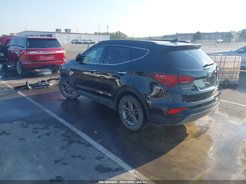 Vin: 5xyzudlb3hg457486, lot: 46504061, hyundai santa fe sport 2.4l 20173
