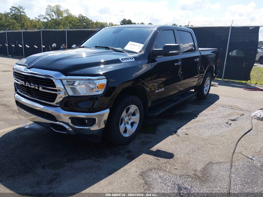 Vin: 1c6rrffgxln104935, lot: 46504096, ram 1500 big horn  4x4 5'7 box 20202