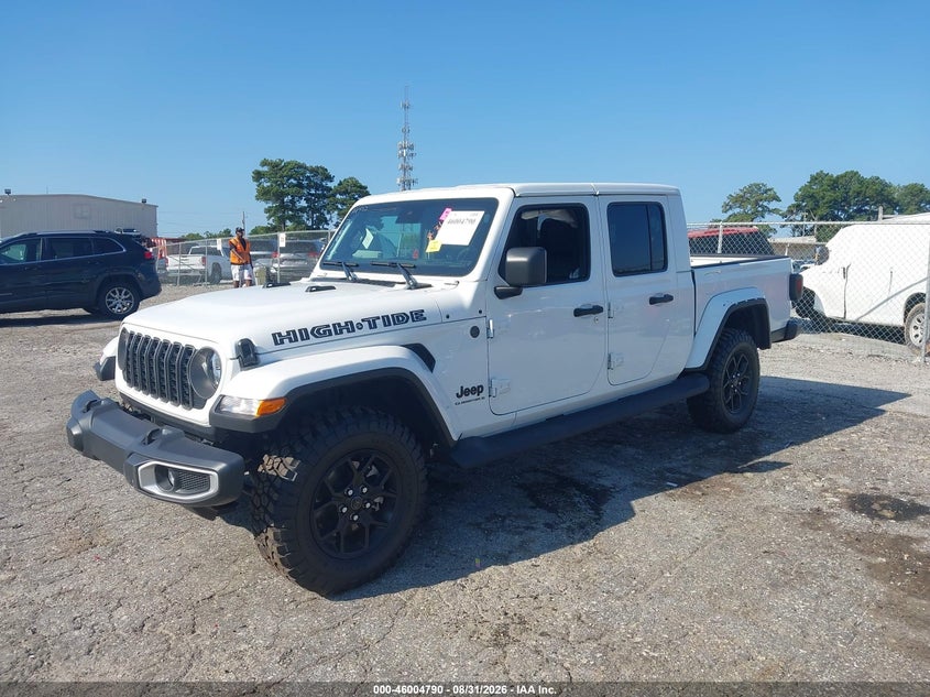 2025 Jeep Gladiator, Left Rear, IAAI, VIN 1C6PJTAG7SL527681 — photo 2