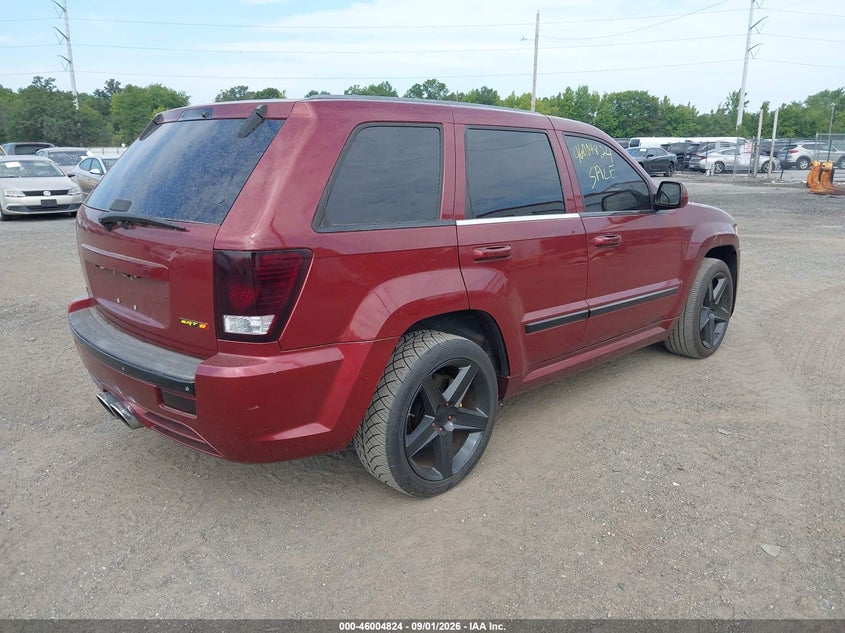 2008 JEEP GRAND CHEROKEE SPORT UTILITY VEHICLE 6.1L V-8 PREMIUM , 420HP