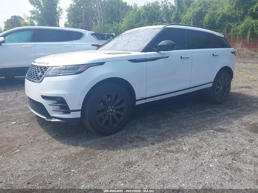 Vin: salyl2rx6ja736872, lot: 46504208, land rover range rover velar p250 se r-dynamic 20182