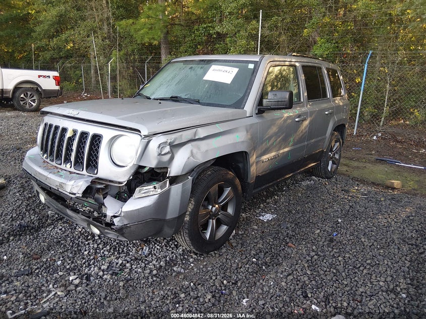Vin: 1c4njpfa8ed890789, lot: 46504218, jeep patriot high altitude 20142