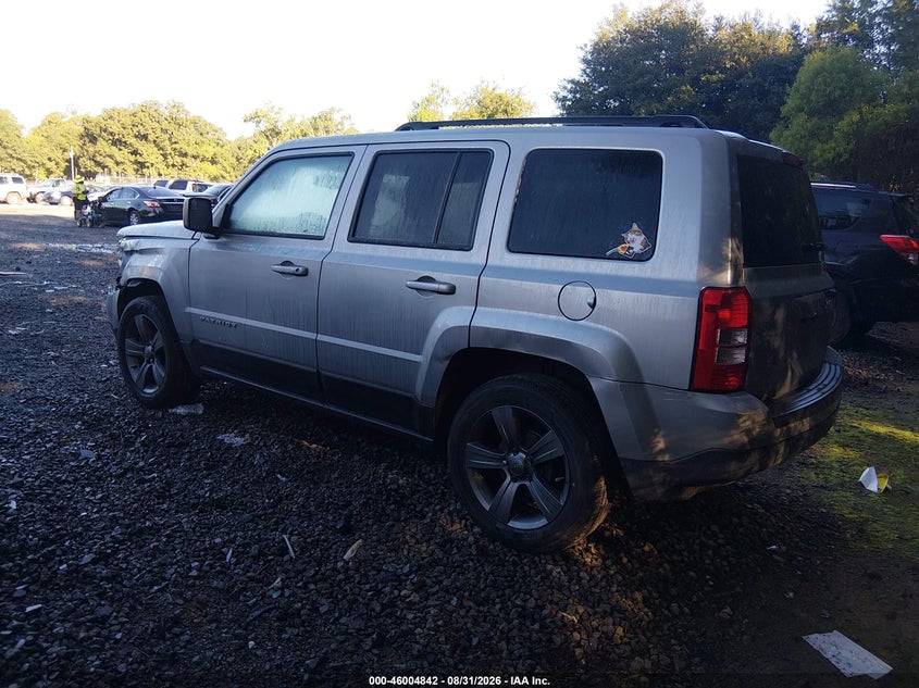 Vin: 1c4njpfa8ed890789, lot: 46504218, jeep patriot high altitude 20143