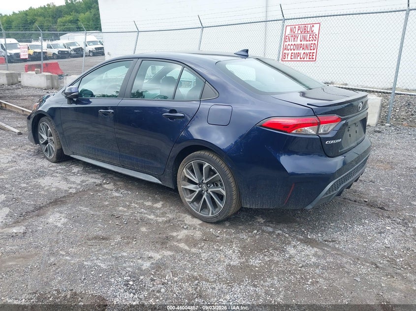 Vin: 5yfs4mcexnp130151, lot: 46504233, toyota corolla se 20223