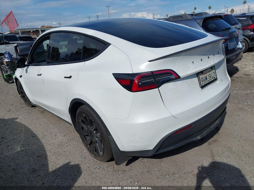 Vin: 7saygdee3pa151095, lot: 46504244, tesla model y awd/long range dual motor all-wheel drive 20233