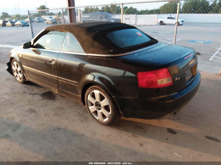 2004 AUDI A4 auction photo 3