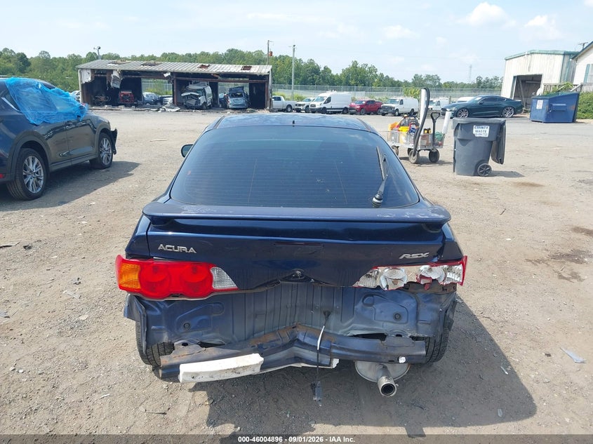 ACURA RSX 2002 VIN JH4DC53822C001612