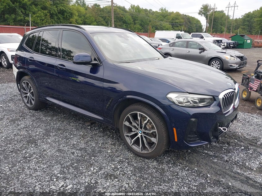 Vin: 5ux53dp0xp9p05886, lot: 46504341, bmw x3 xdrive30i 20231