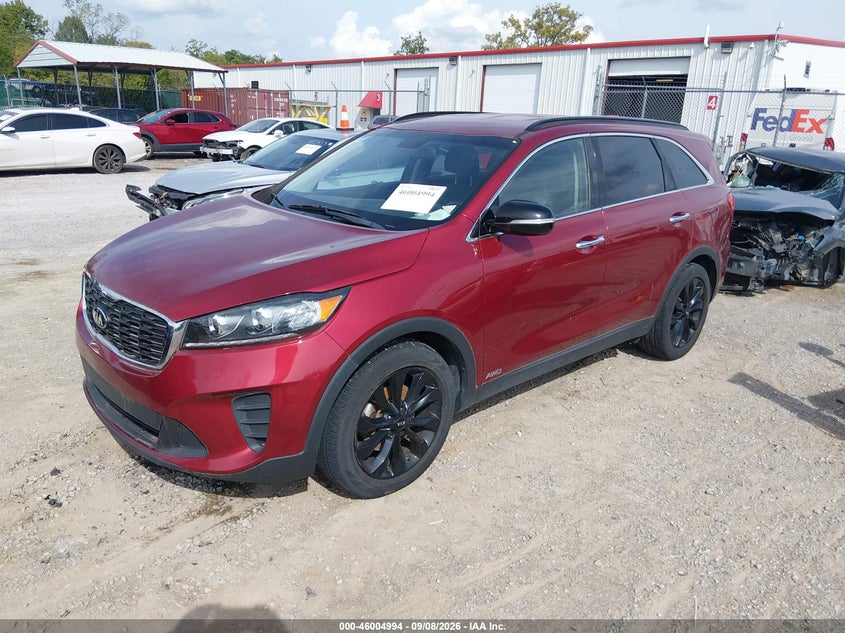 Vin: 5xypgda52kg583194, lot: 46504370, kia sorento 3.3l s 20192
