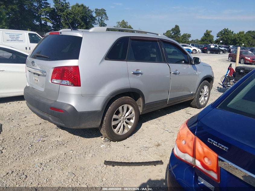 Vin: 5xyktda29bg123011, lot: 46504381, kia sorento lx v6 20114