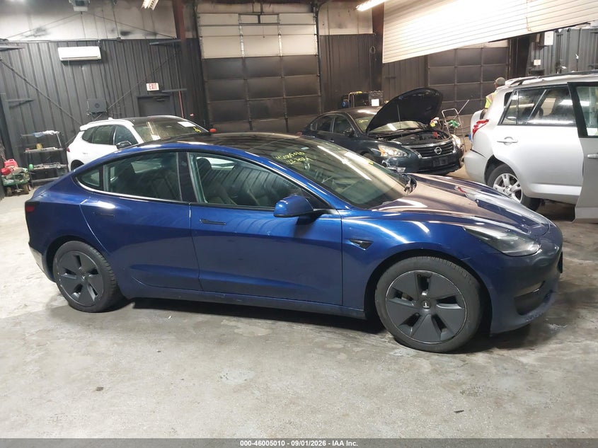 TESLA MODEL 3 2022 VIN 5YJ3E1EA4NF348737