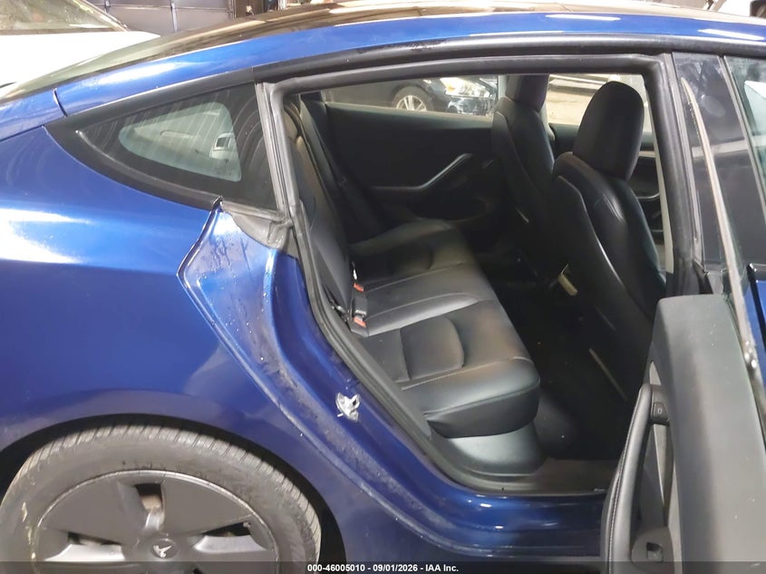 TESLA MODEL 3 2022 VIN 5YJ3E1EA4NF348737