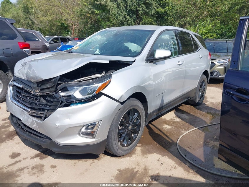 2020 Chevrolet Equinox Lt, Front End, IAAI, VIN 2GNAXKEV9L6221843 — photo 2
