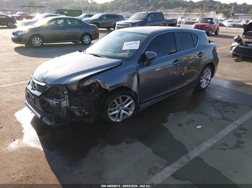 Vin: jthkd5bh0g2255354, lot: 46504450, lexus ct 200h 20162