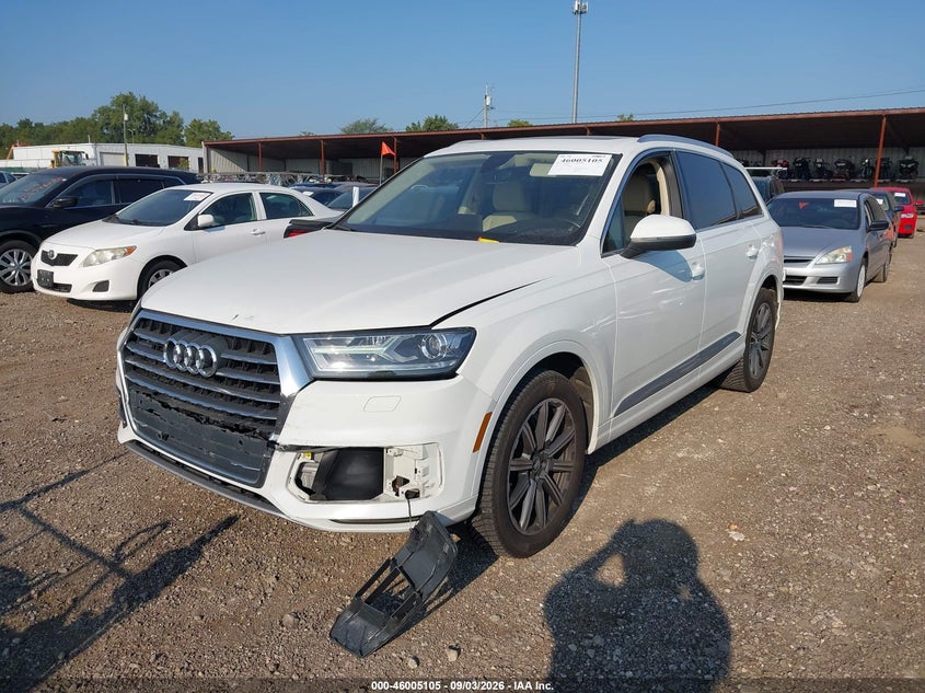 2017 Audi Q7, Удар спереду, IAAI, VIN WA1LAAF7XHD025006 — фото 2