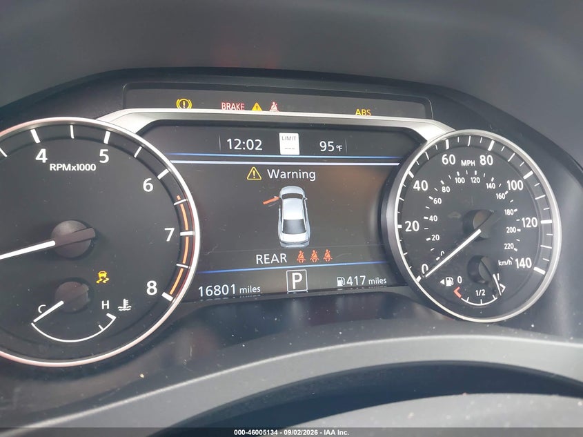 2025 NISSAN ALTIMA SEDAN 2.5L I-4 DI, DOHC, VVT, REGULAR , 188HP