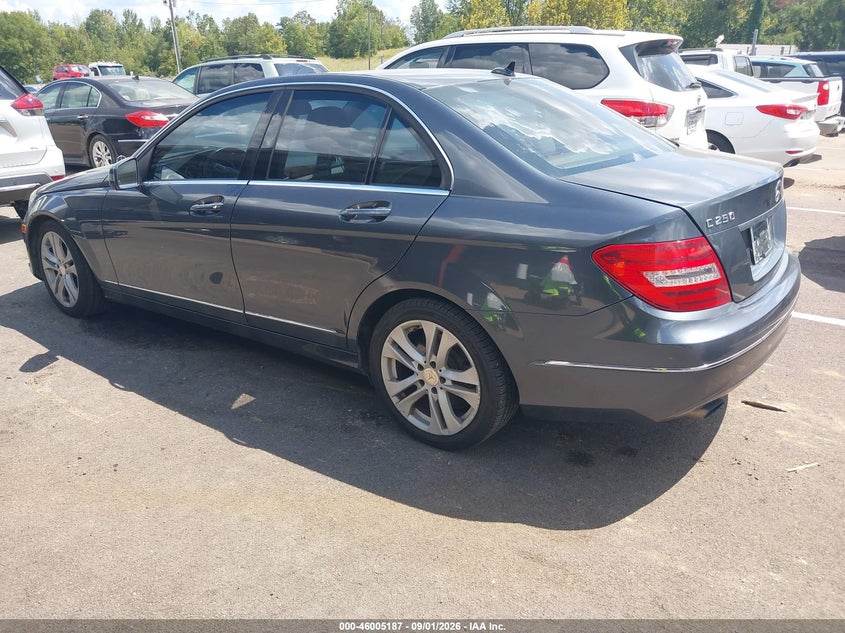 Vin: wddgf4hb6eg248350, lot: 46504563, mercedes-benz c 250 luxury 20143