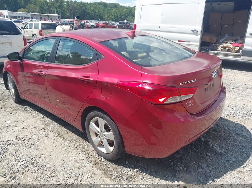 Vin: 5npdh4ae3dh339274, lot: 46504620, hyundai elantra gls 20133