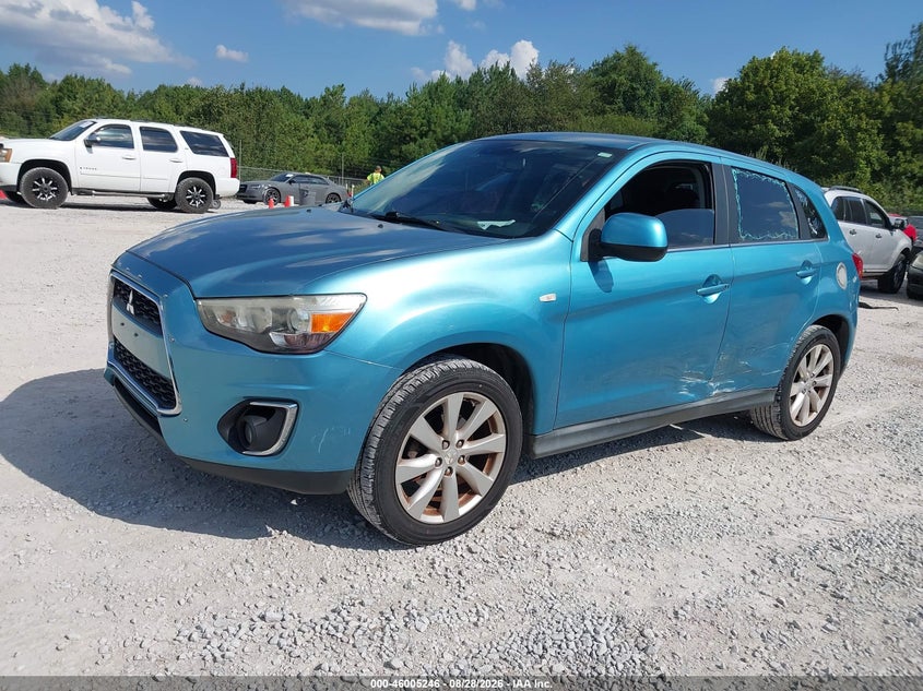 MITSUBISHI OUTLANDER SPORT 2014 VIN 4A4AP4AU6EE003271
