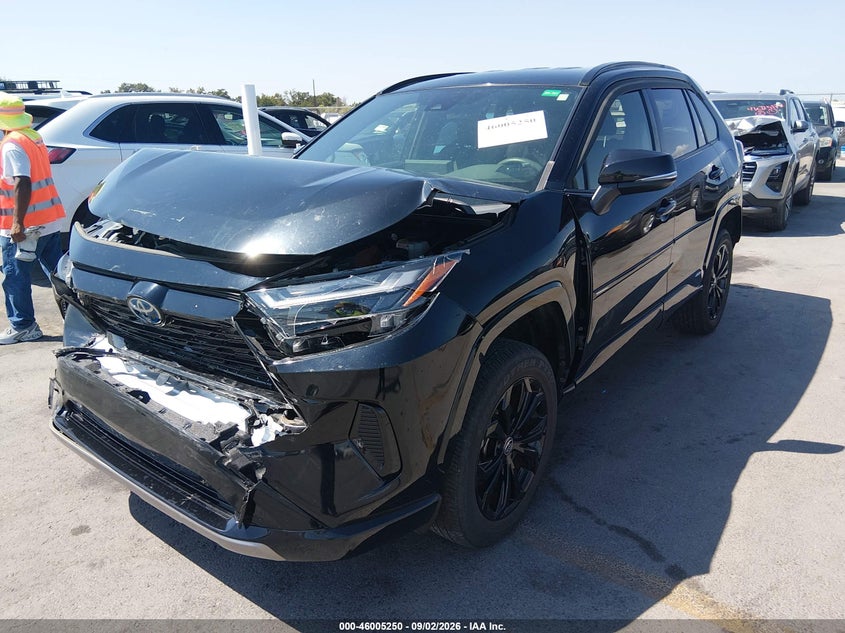 Vin: jtm16rfv1nd066857, lot: 46504626, toyota rav4 hybrid se 20222