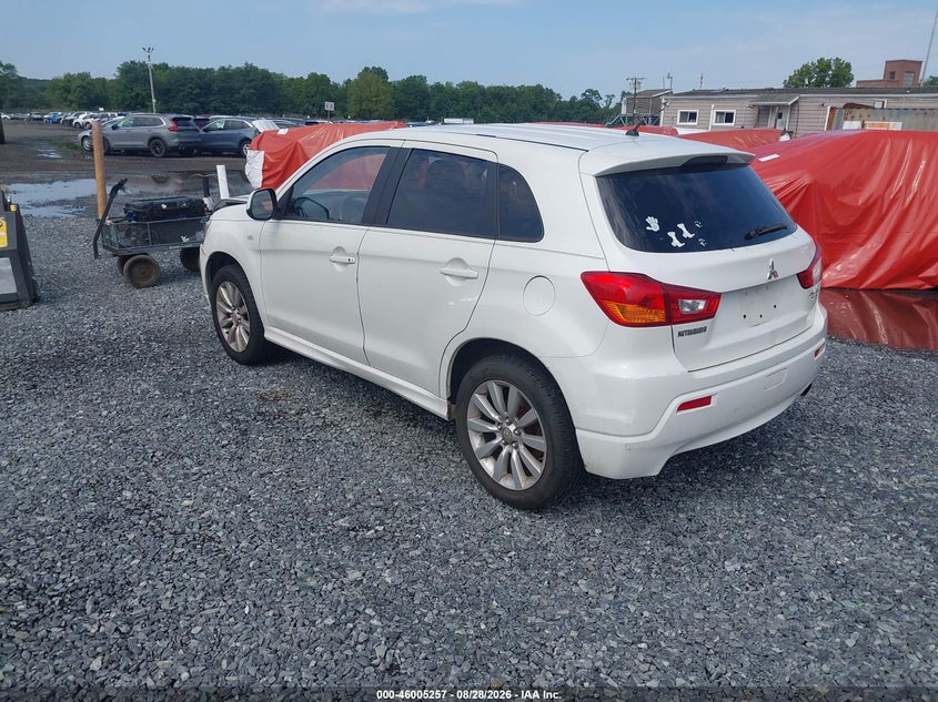 2011 MITSUBISHI OUTLANDER SPORT UTILITY VEHICLE 2.0L I-4 DOHC, VVT, REGULAR , 148HP