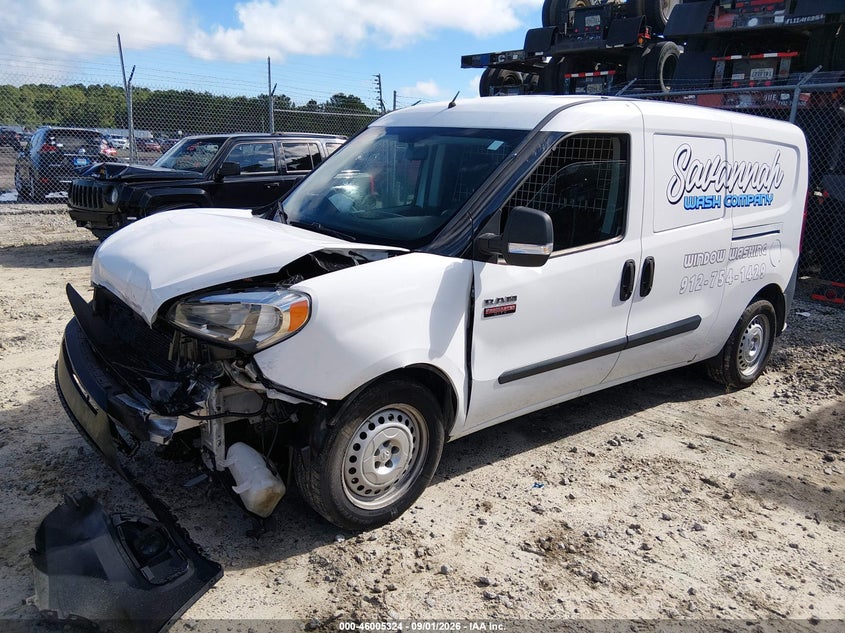 Vin: zfberfab8j6k57603, lot: 46504700, ram promaster city tradesman 20182