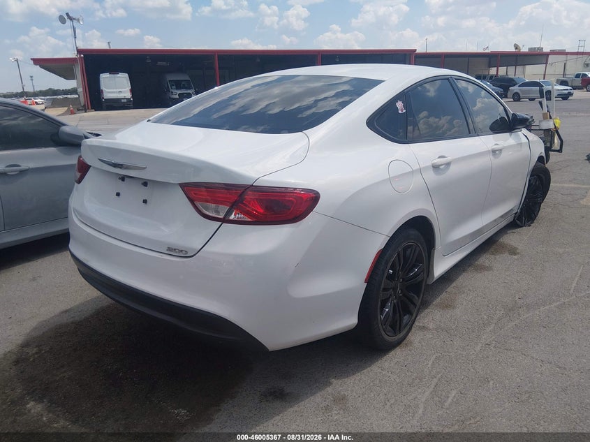 2017 CHRYSLER 200 auction photo 4