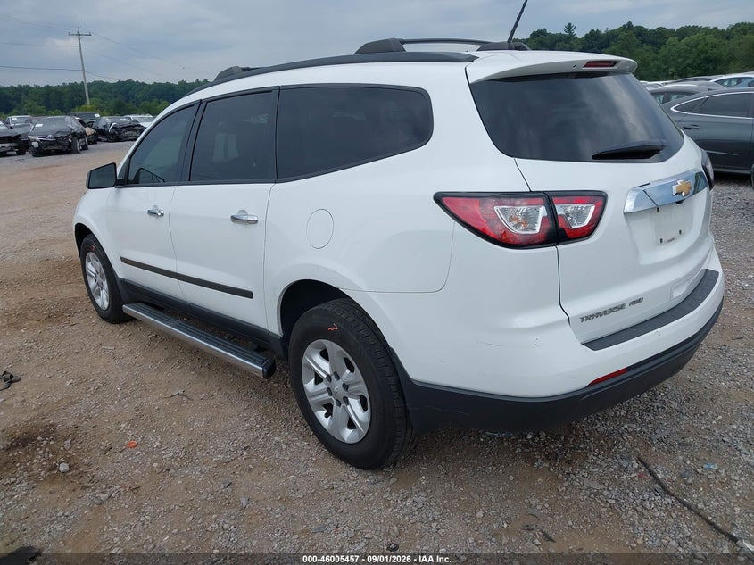 Vin: 1gnkvfed0hj214993, lot: 46504833, chevrolet traverse ls 20173