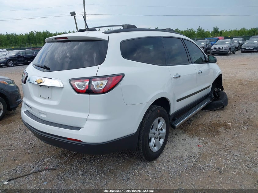 Vin: 1gnkvfed0hj214993, lot: 46504833, chevrolet traverse ls 20174