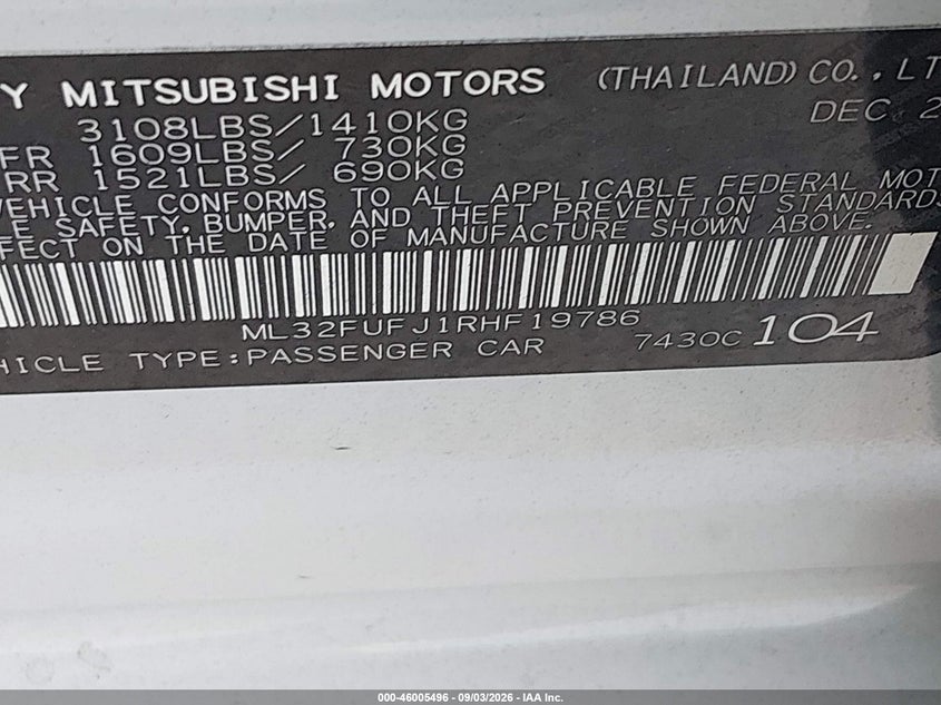 2024 MITSUBISHI MIRAGE G4 BLACK EDITION/ES/LE · Фото 9