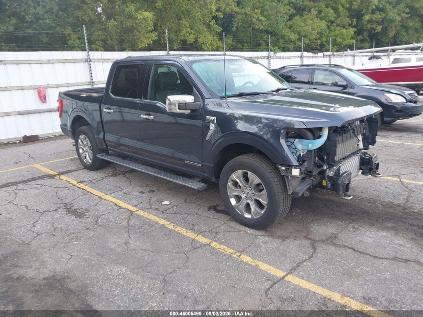 Vin: 1ftfw1ed7nfc15678, lot: 46504875, ford f-150 platinum 20221