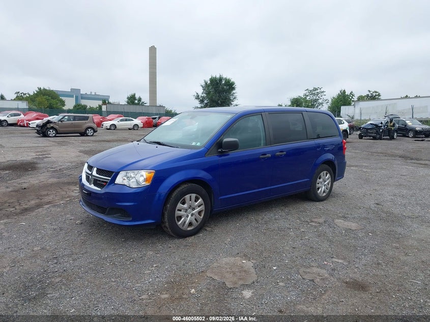 2019 DODGE CARAVAN VAN 3.6L V-6 DOHC, VVT, REGULAR , 283HP
