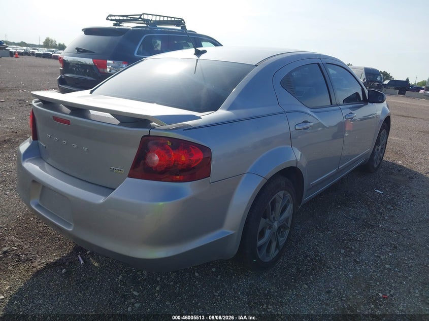 Vin: 1c3cdzcg0dn709751, lot: 46504889, dodge avenger sxt 20134